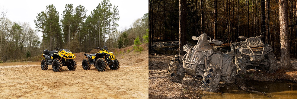 Calling All Mud Lovers! Can-Am Takes it to the Next Level  With the ATV Industry’s Best 4-Wheel Drive System