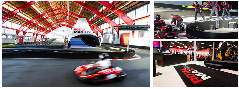 BRP LAUNCHES ROTAX MAX DOME CENTER IN LINZ, AUSTRIA COMBINING E-KART AND GAMING TECHNOLOGY